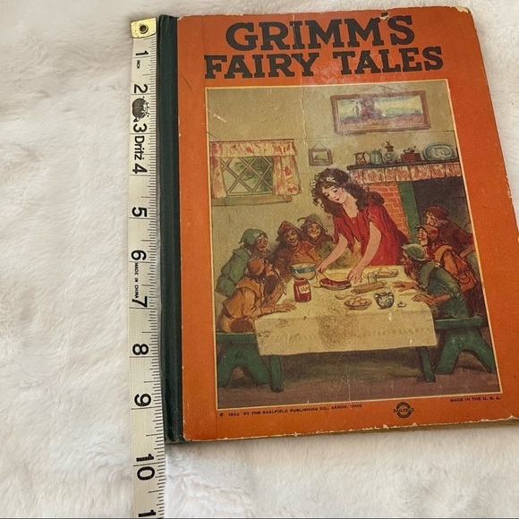 Antique Grimm's Fairy Tales by Brothers Grimm 6 Classic Stories Copyright 1922 - Picture 13 of 16